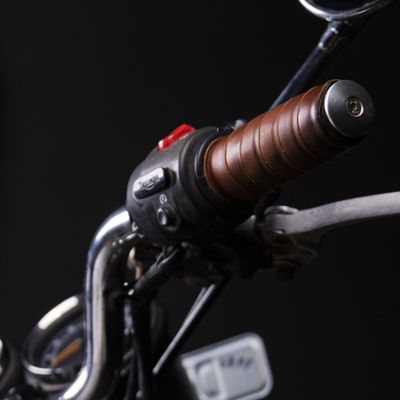 Handtag styre Tripmachine Trip Machine Dark läder beige universal