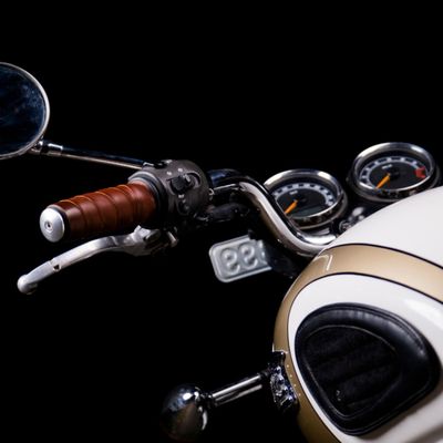 Handtag styre Tripmachine Trip Machine Dark läder beige universal