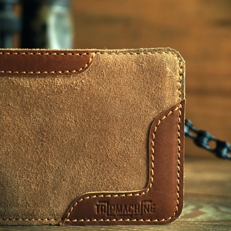 Plånbok Tripmachine Trip Machine Rodeo beige 9 x 11.5 cm closed and 9 x 23.5