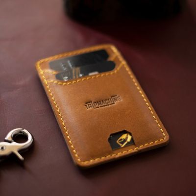 Korthållare Trip Machine Wiberg vintage tan