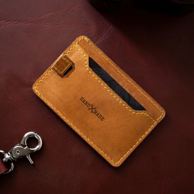 Korthållare Trip Machine Wiberg vintage tan