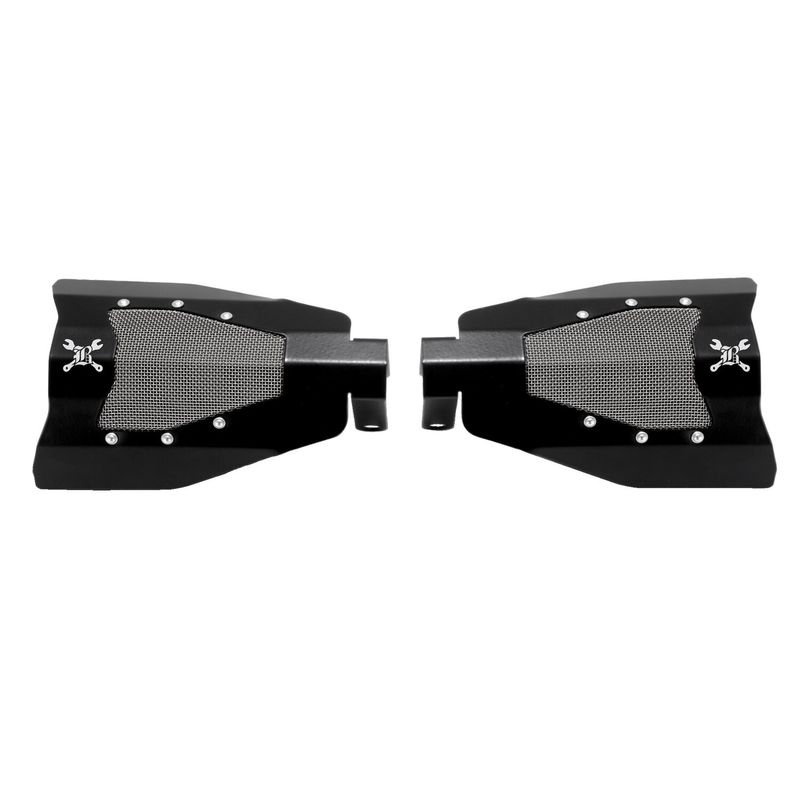 Handskydd Burly Brand Titan svart Most H-D models with a cable