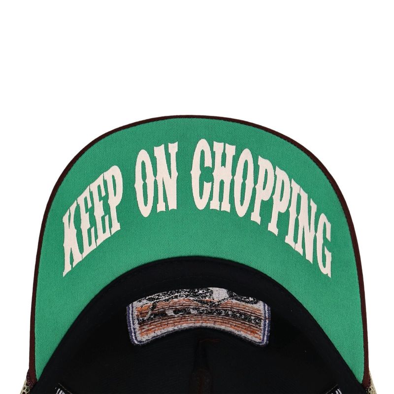 Keps 13 and a half company Keep On Chopping brun/khaki