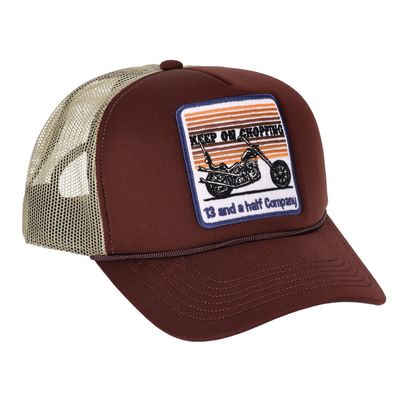 Keps 13 and a half company Keep On Chopping brun/khaki