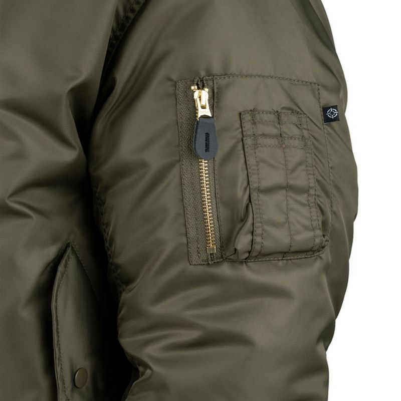 Jacka Army Surplus MA-1 Bomber mörkgrön
