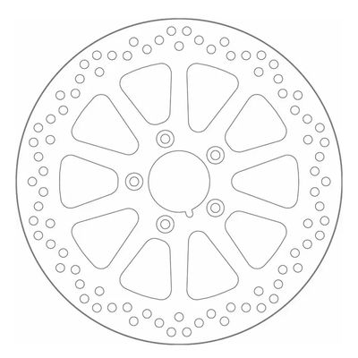 Bromsskiva fram SBS 10 Spoke Rigid 300mm Softail 15-26