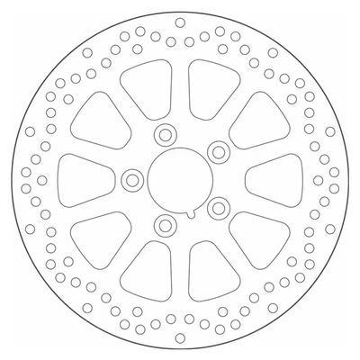 Bromsskiva bak SBS 10 Spoke Rigid 292mm Softail 00-26