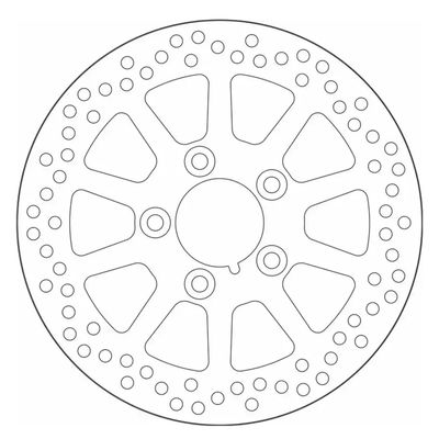 Bromsskiva bak SBS 10 Spoke Rigid 260mm XL 11-22