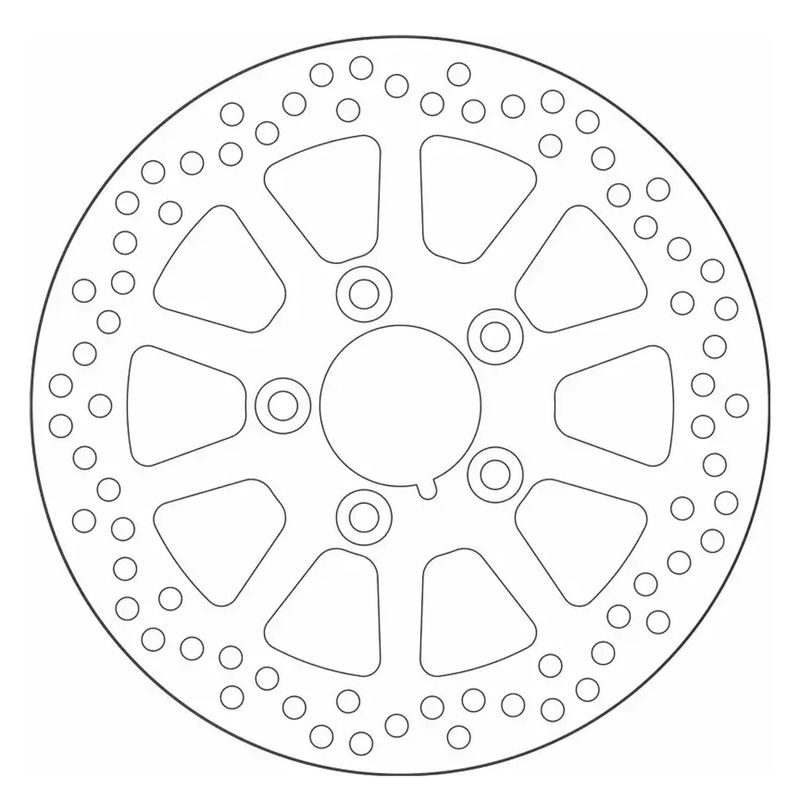 Bromsskiva bak SBS 10 Spoke Rigid 260mm XL 11-22