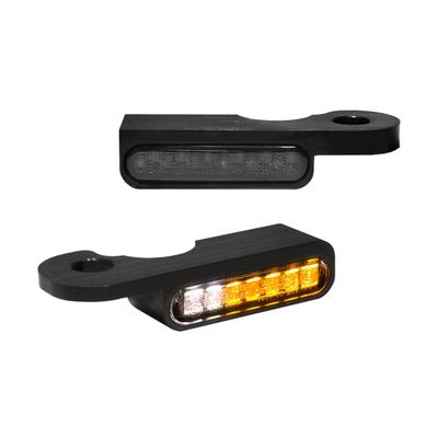 Blinkers styre HeinzBikes Stripes PL svart FLT/Touring 21-25 HBTS-FLH21-PL