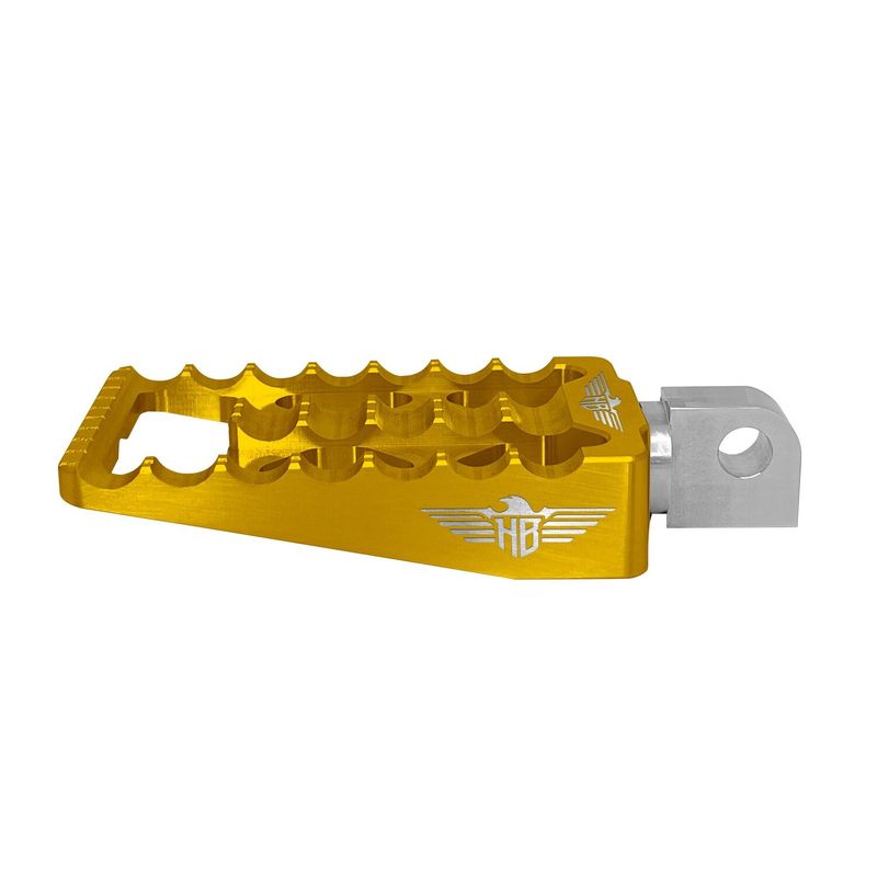 Fotpinnar HeinzBikes MX V1 guld Softail passenger 18-26