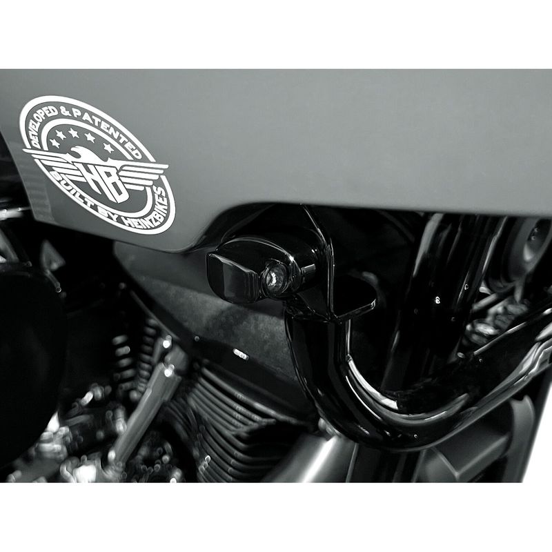 Blinkers fram HeinzBikes Nano krom FXLRST Low Rider ST 22-26 HBTSN-ST-C-PL