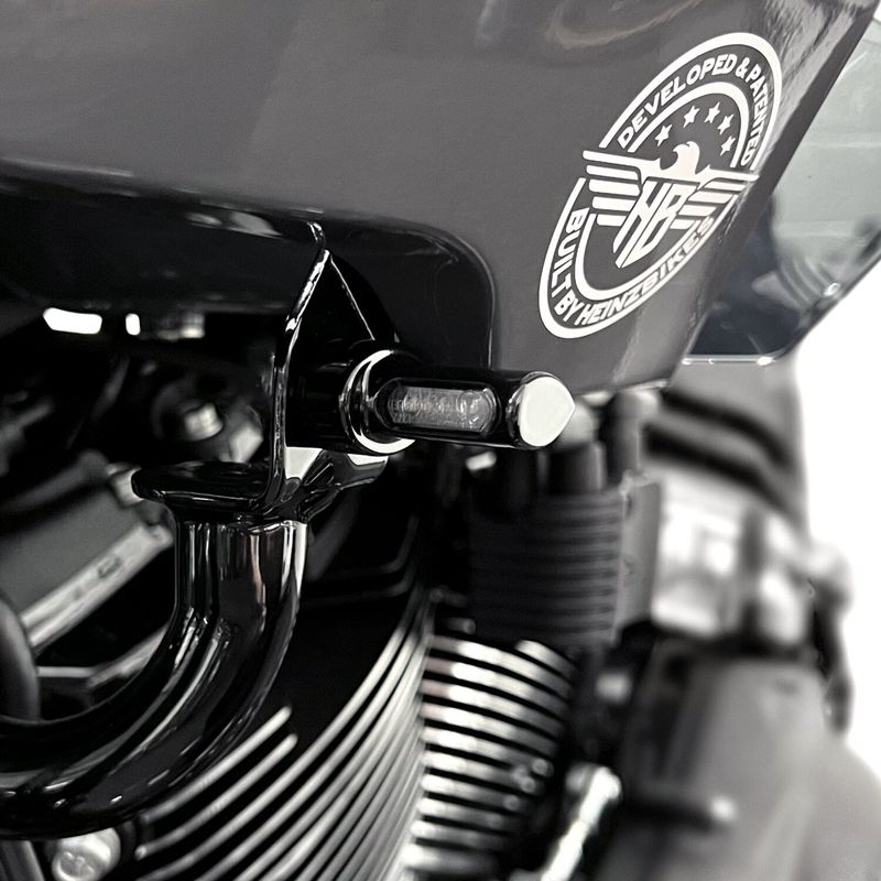 Blinkers fram HeinzBikes Micro krom FXLRST Low Rider ST 22-26