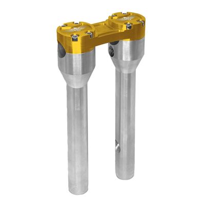 Risers HeinzBikes Clubstyle 12" 1" rak silver guld