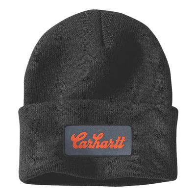 Mössa tygmärke Carhartt Script svart