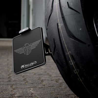 Nummerplåtshållare sidomontering HeinzBikes 140mm svart RH1250S Sportster S 21-25 HBSKZ-RH-L