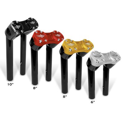 Risers HeinzBikes Clubstyle 8" 1" 25.4 svart guld