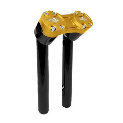 Risers HeinzBikes Clubstyle 8" 1" 25.4 svart guld