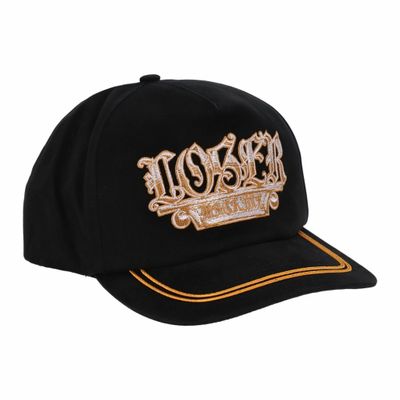 Loser Machine Plaque trucker cap black