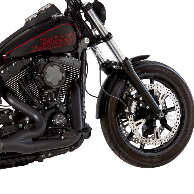 Bromsskiva fram Arlen Ness Jagged 15" vänster Dyna. With spoke mounted brake
