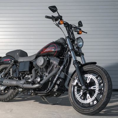Bromsskiva fram Arlen Ness Jagged 15" vänster Dyna. With spoke mounted brake
