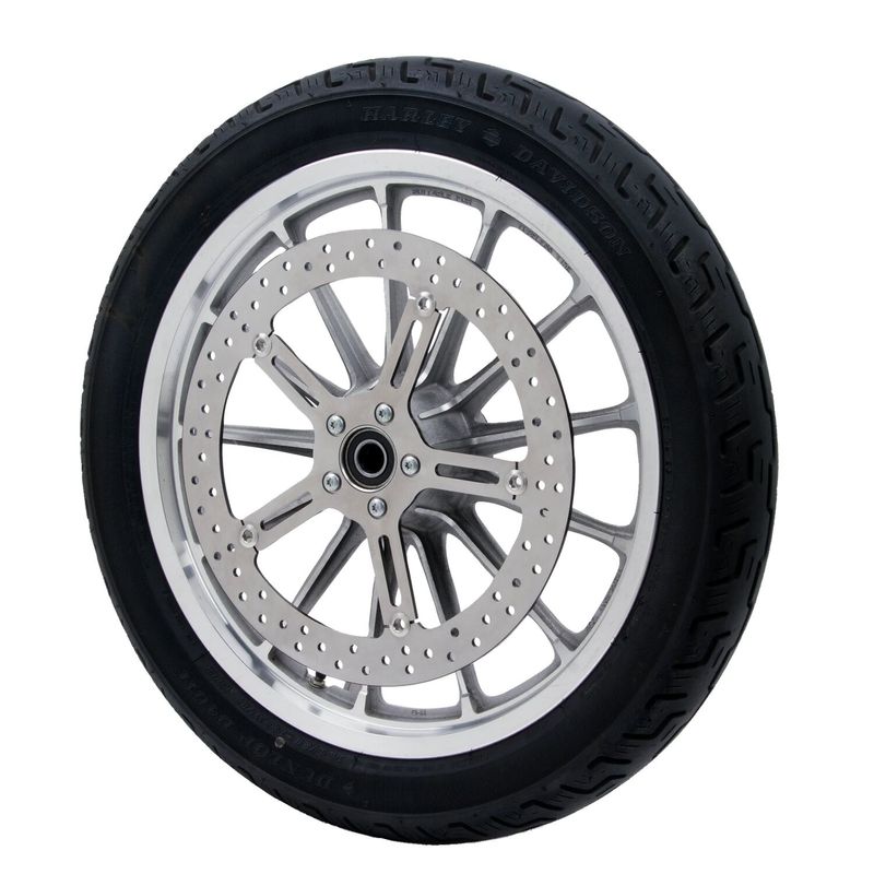 Bromsskiva fram Arlen Ness 15" vänster Left front Softail with