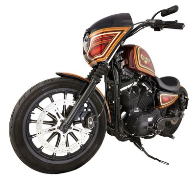 Bromsskiva fram Arlen Ness 15" vänster Left front Softail with