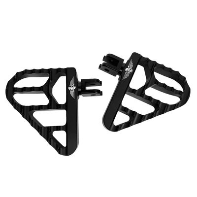 Fotplattor HeinzBikes V2 svart Softail passenger 18-26
