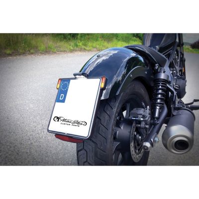 Nummerplåtshållare HeinzBikes All-in-One svart HBKZ-MB-3TS