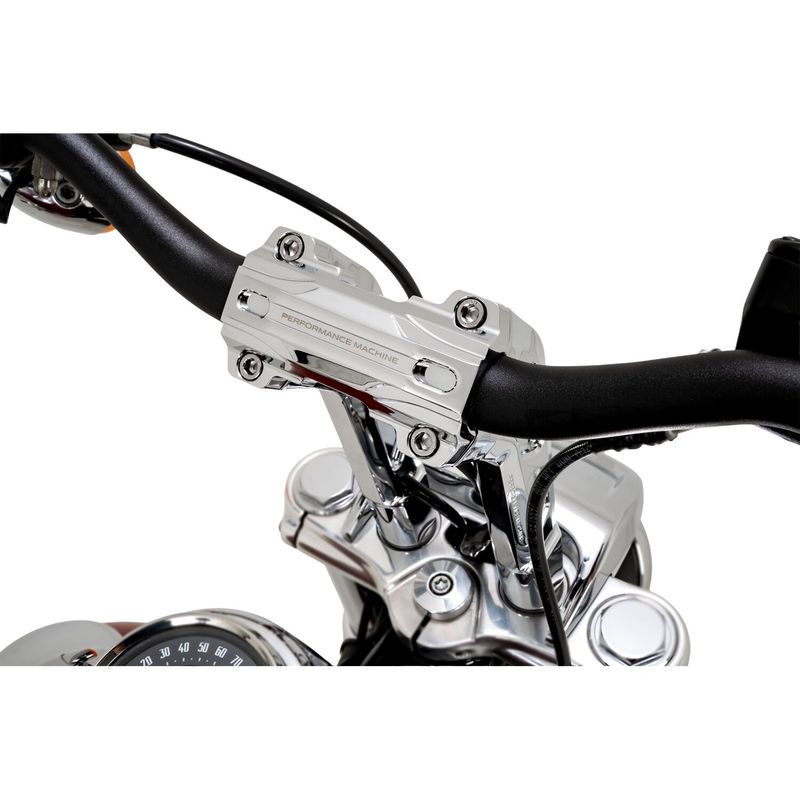 Riser Performance Machine PM Phatbar 1-1/4" 12" krom H-D mech. or e-throttle with