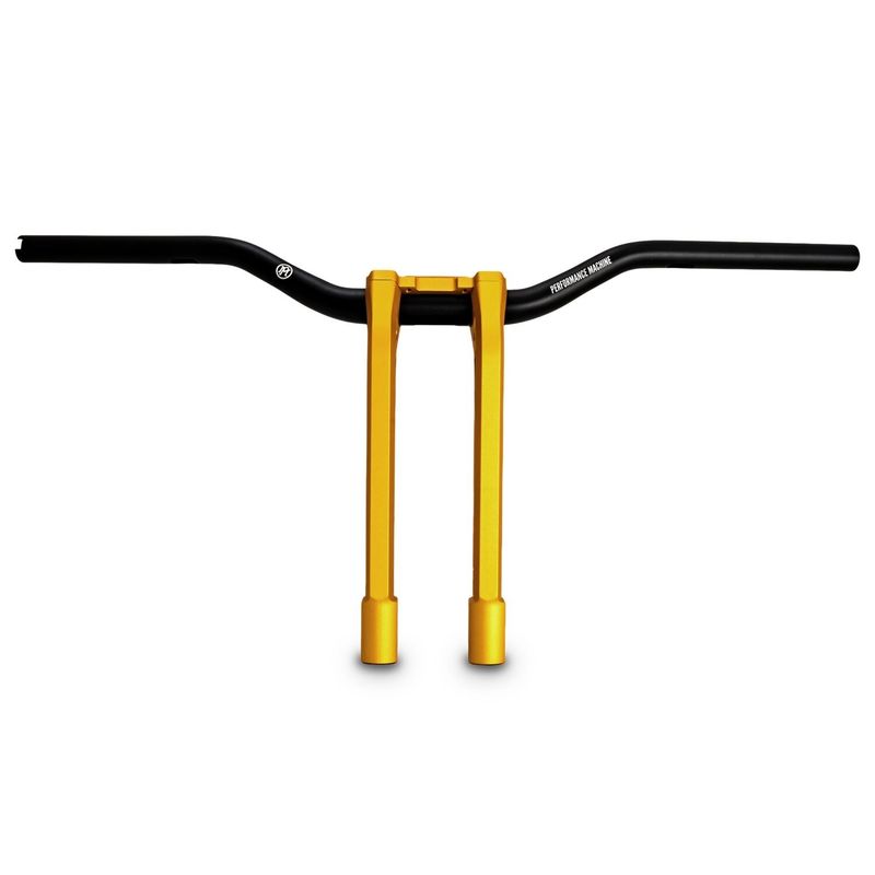 Riser Performance Machine PM Phatbar Ops 1-1/4" 14.5 H-D mech. or e-throttle with guld