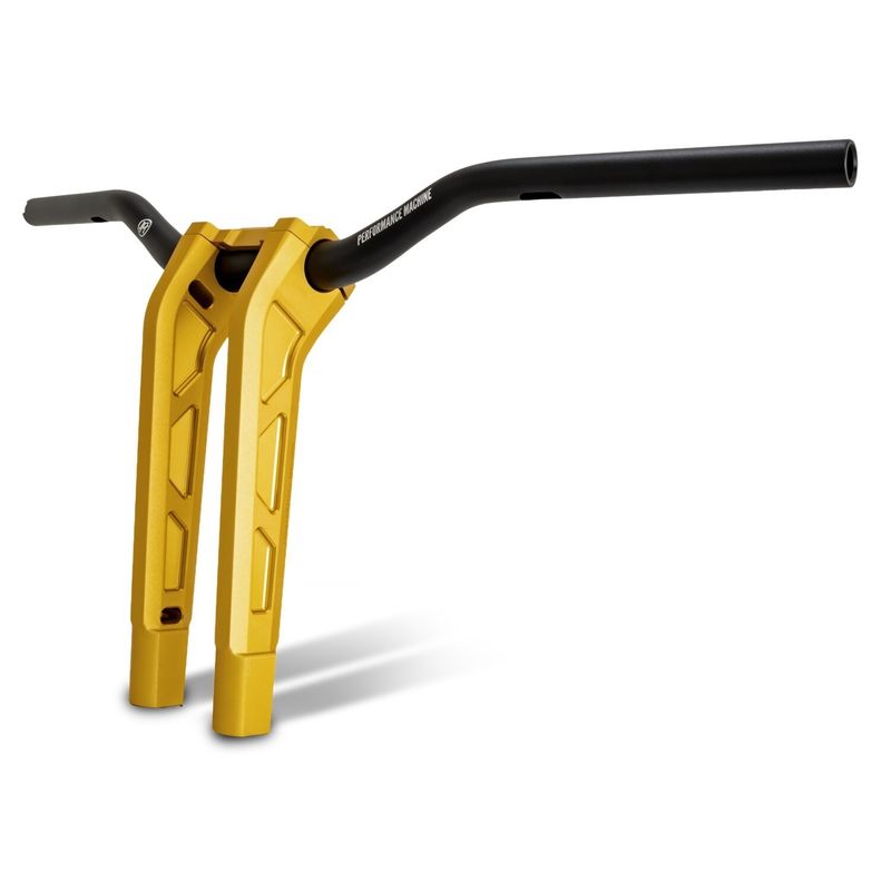 Riser Performance Machine PM Phatbar Ops 1-1/4" 14.5 H-D mech. or e-throttle with guld