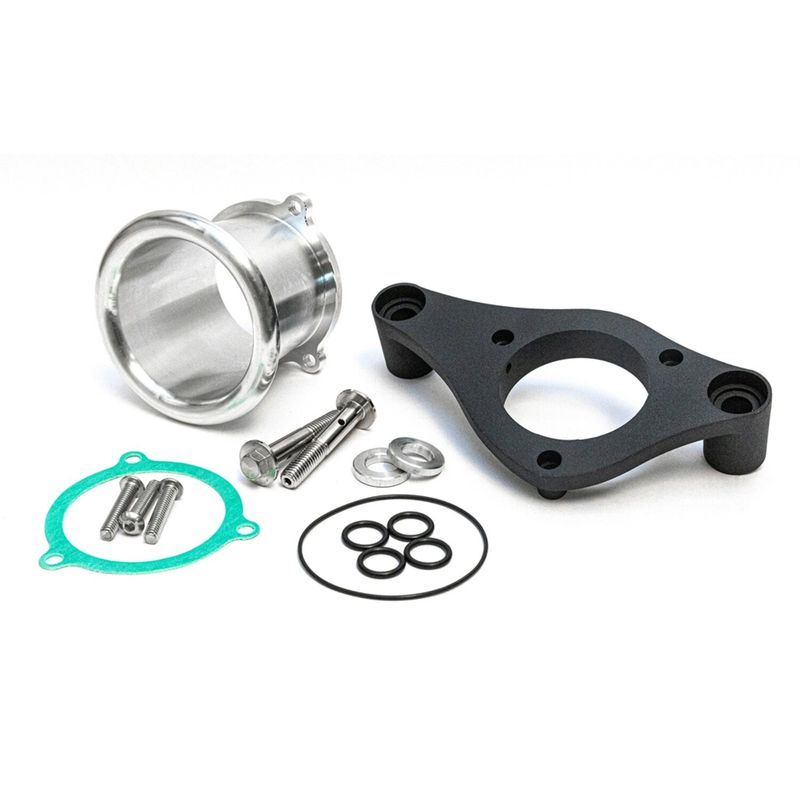 Insugstratt med bakplatta Feuling 3" 62mm svart anodiserad Softail 18-24
