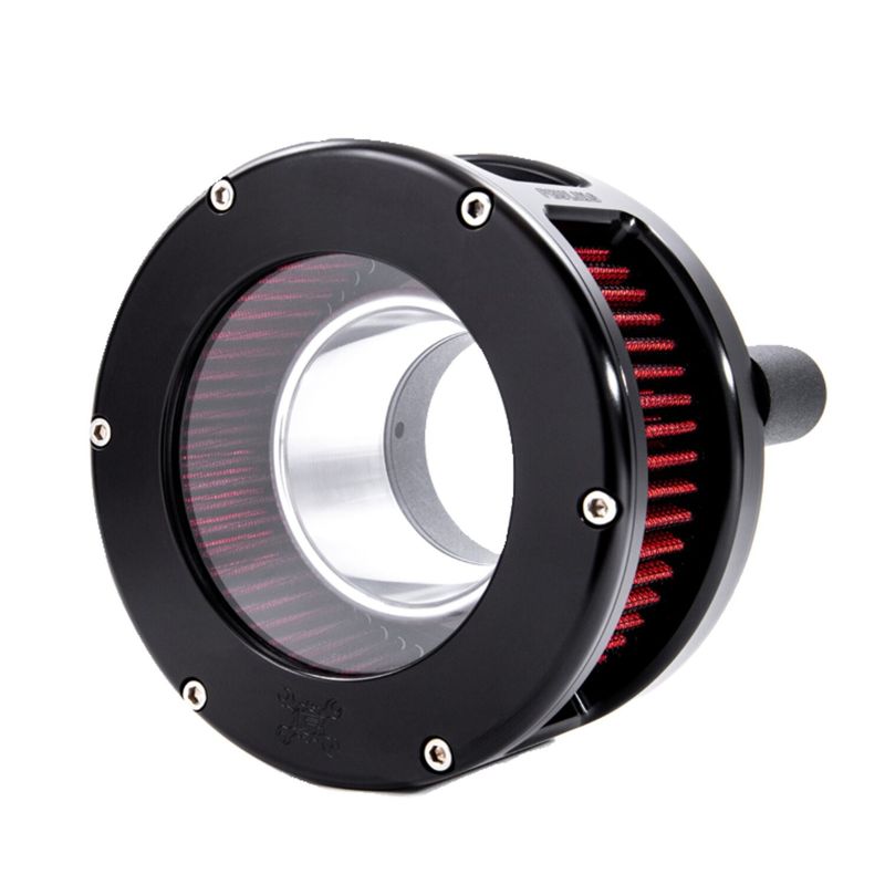 Luftfilter Feuling 5434-70 BA svart röd klar Softail 18-24