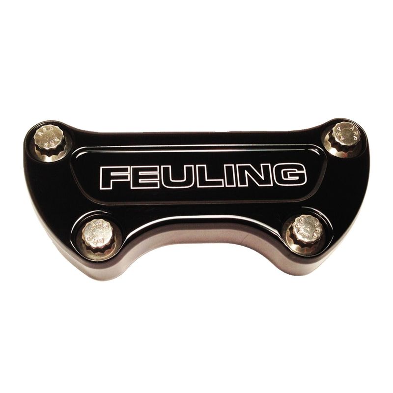 Styrklammer styre Feuling CC svart Various 73-17 Big Twin, XL