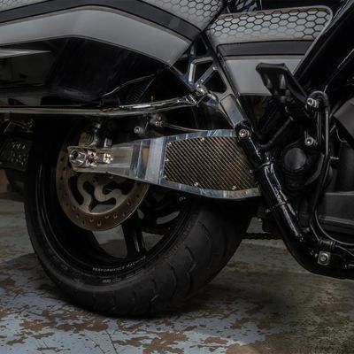 Svinggaffel Trask Performance billet aluminium FLT Touring 09-26