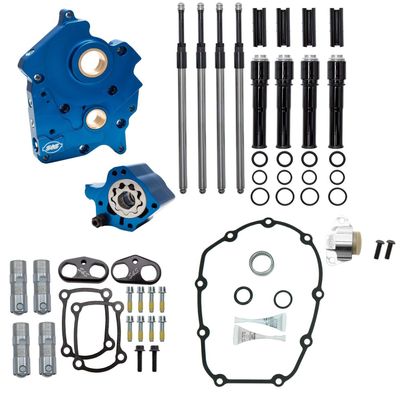 Kamhussats utan kamaxlar S&S svart water cooled M8 17-26