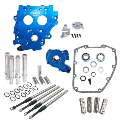 Kamhussats utan kamaxlar S&S Twin Cam 99-06 krom