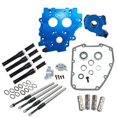 Kamhussats utan kamaxlar S&S Twin Cam 99-06 svart