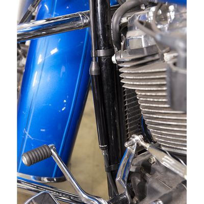 Kopplingsvajer Motion Pro 40" svart Softail 18-24