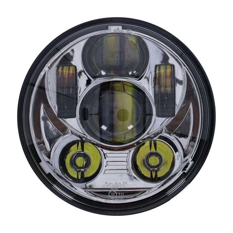Strålkastare MCS Bright 5-3/4" LED krom universal