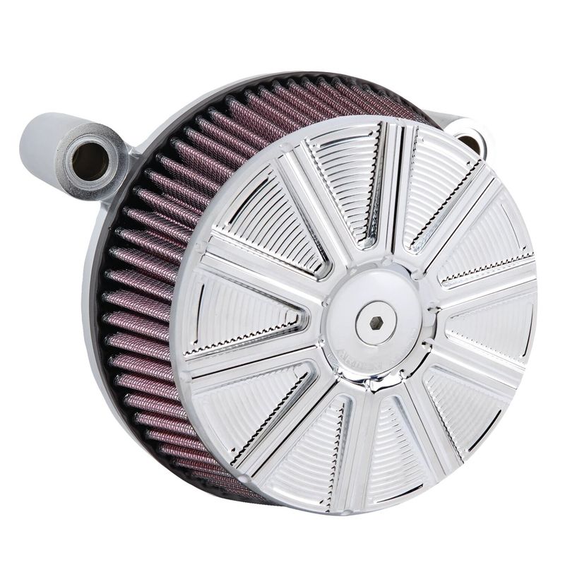 Luftfilter Arlen Ness 10-GAUGE 1 Sucker CV carb Twin Cam 99-06 m.fl. krom