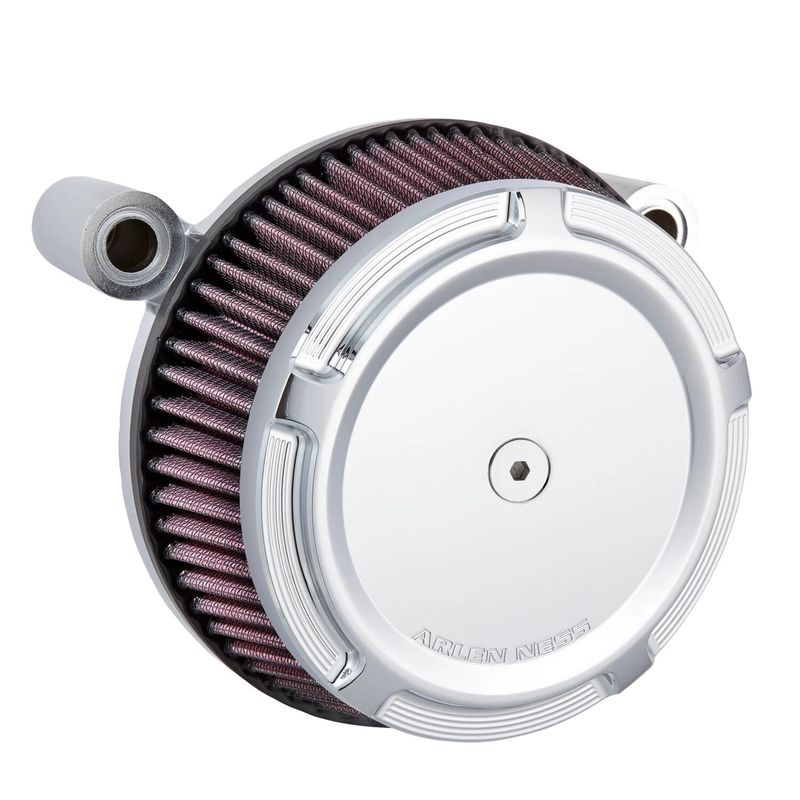 Luftfilter Arlen Ness 18-366 1 Sucker Beveled krom CV carb Twin Cam 99-06 m.fl.