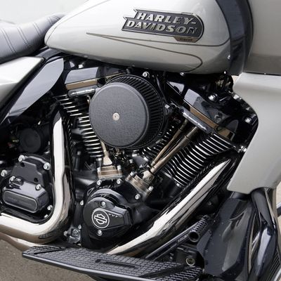 Luftfiltersats Arlen Ness 600-303 1 Sucker svart slät Softail 25-26