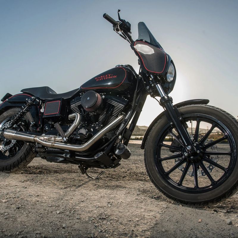 Luftfilter Arlen Ness 50-740 1 Sucker kolfiber Softail 16-17