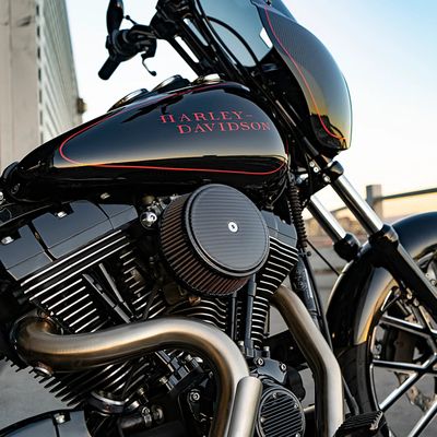 Luftfilter Arlen Ness 50-740 1 Sucker kolfiber Softail 16-17