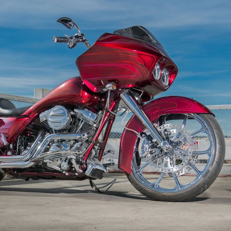 Luftfilter Arlen Ness 50-811 2 Sucker Scalloped krom Softail 01-15
