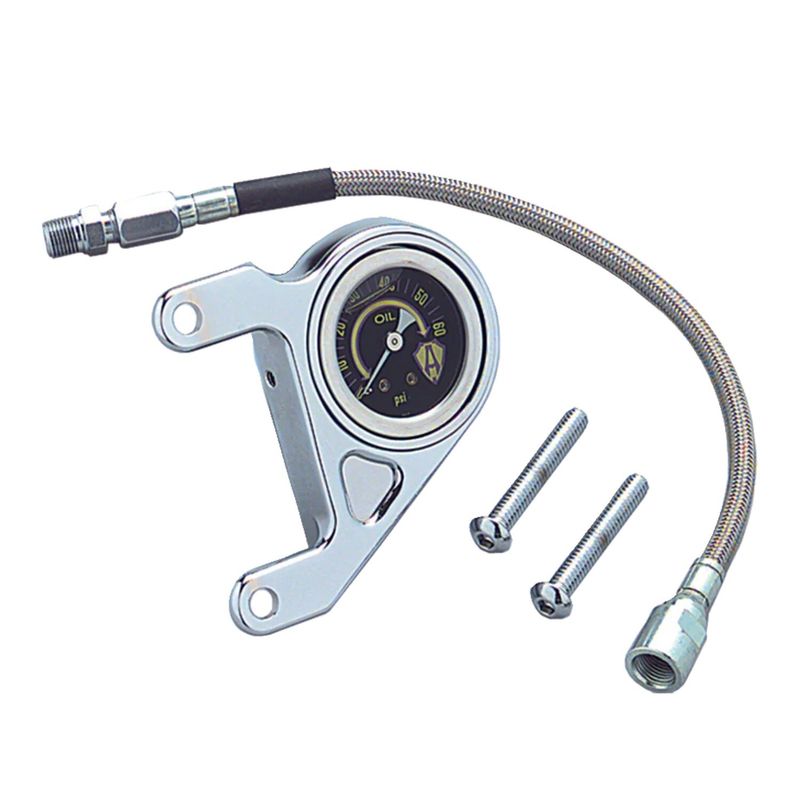 Oljetrycksmätare Arlen Ness slät Twin Cam 99-17