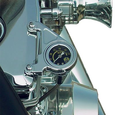 Oljetrycksmätare Arlen Ness slät Twin Cam 99-17