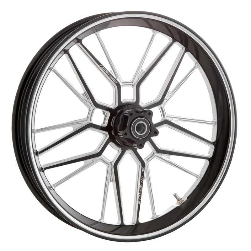 Fälg fram Arlen Ness Split Spoke 21 3.5 svart 330-025